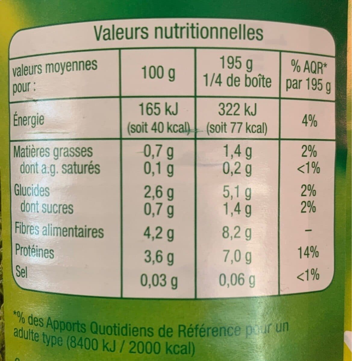 Auchan Epinards Hachés packshot