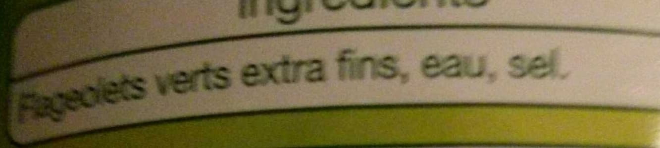 Auchan Flageolets verts extra-fins packshot