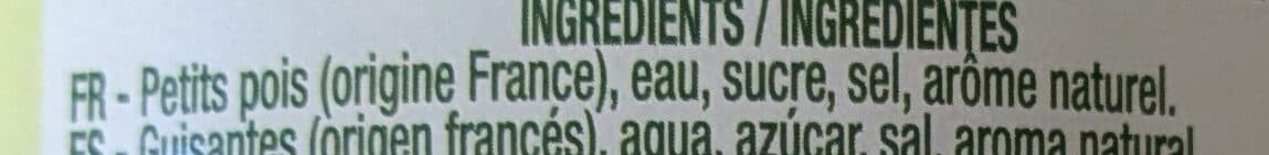 Auchan Petits pois à l'étuvée extra-fins packshot