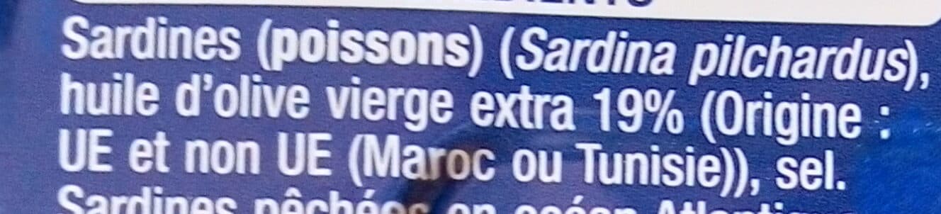 Auchan Sardines à l'huile d'olive vierge extra packshot