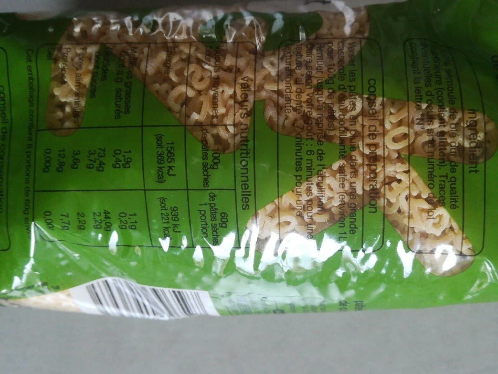 Auchan Alphabet packshot