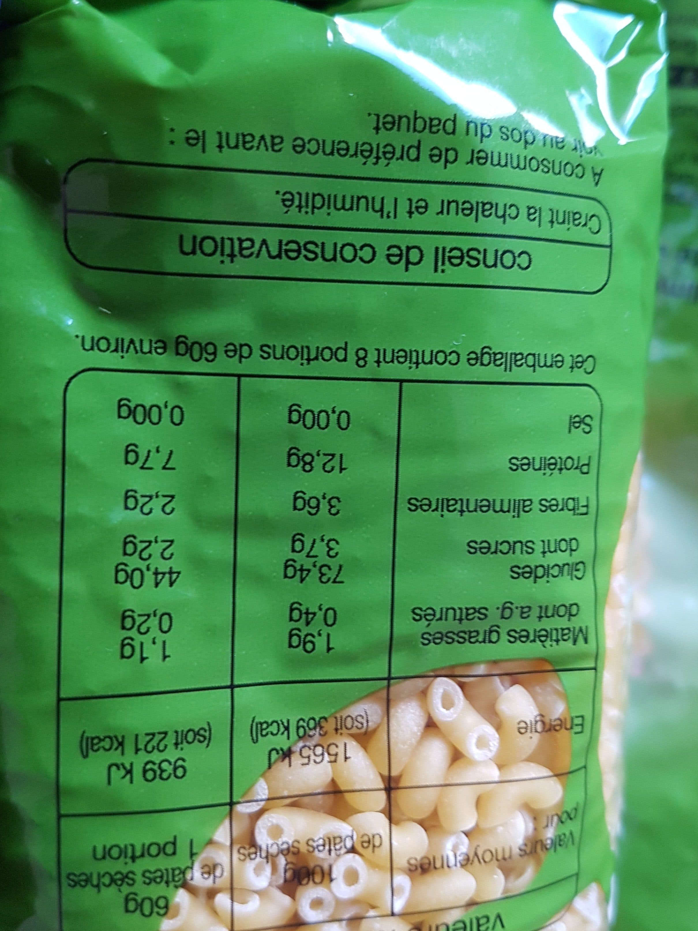 Auchan Coquillettes packshot