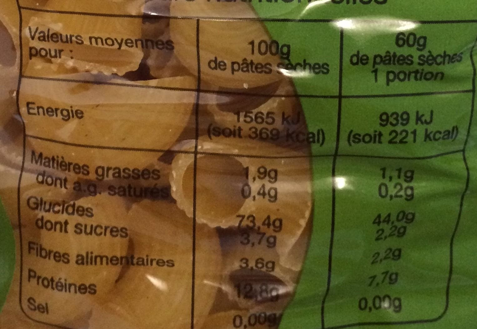 Auchan Pipe rigate packshot