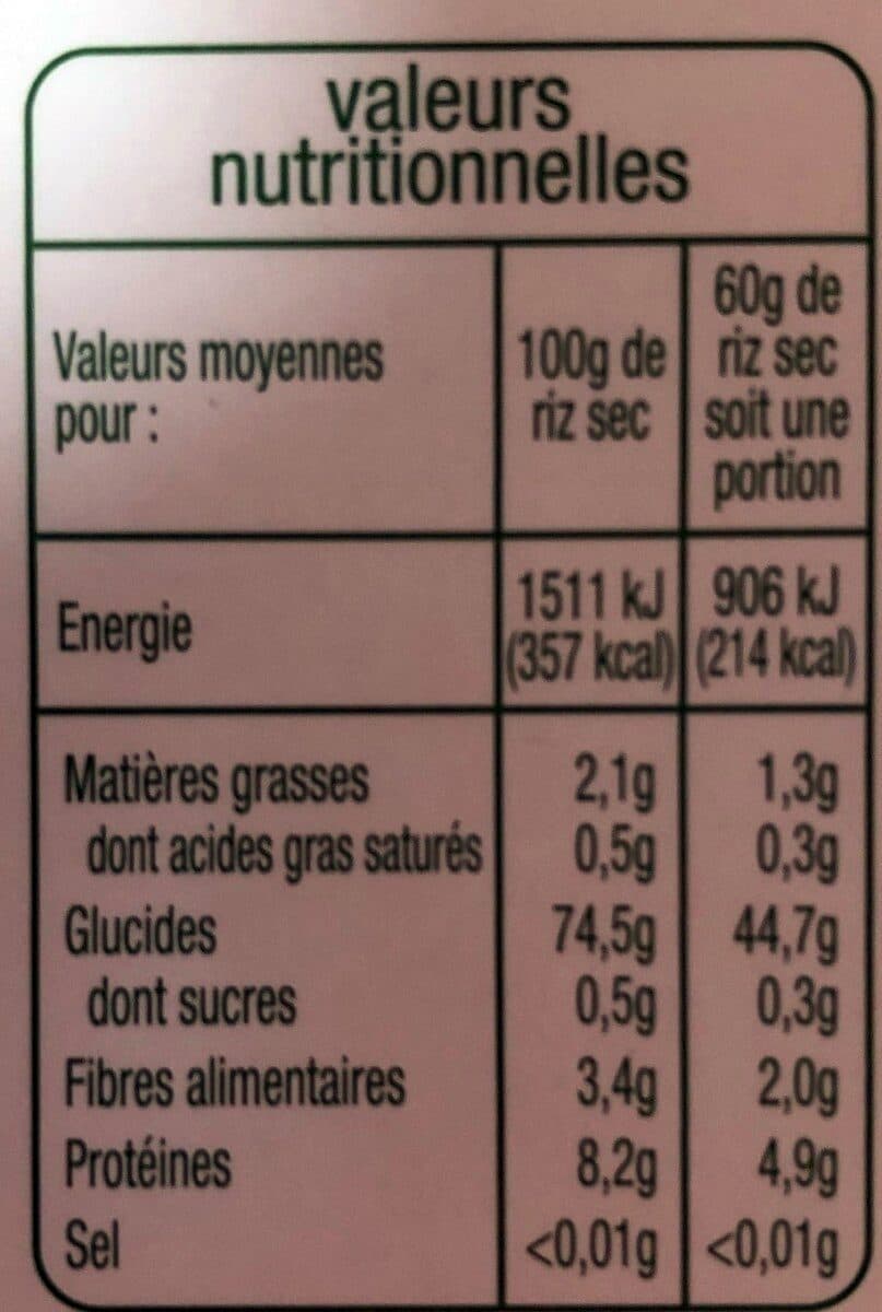 Auchan Riz complet packshot