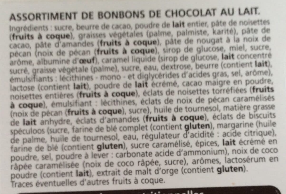 Vendome Place Vendôme - Assortiment de bonbons de chocolat au lait packshot