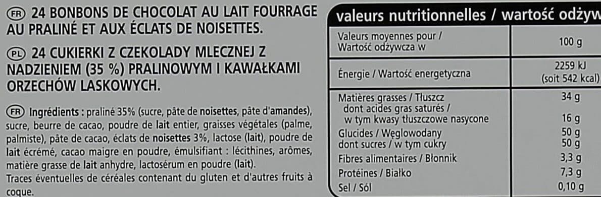 Vendôme Les escargots lait fourrage praliné packshot
