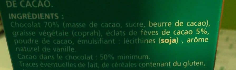 Vendôme Truffes fantaisie chocolat - éclats de fèves de cacao packshot