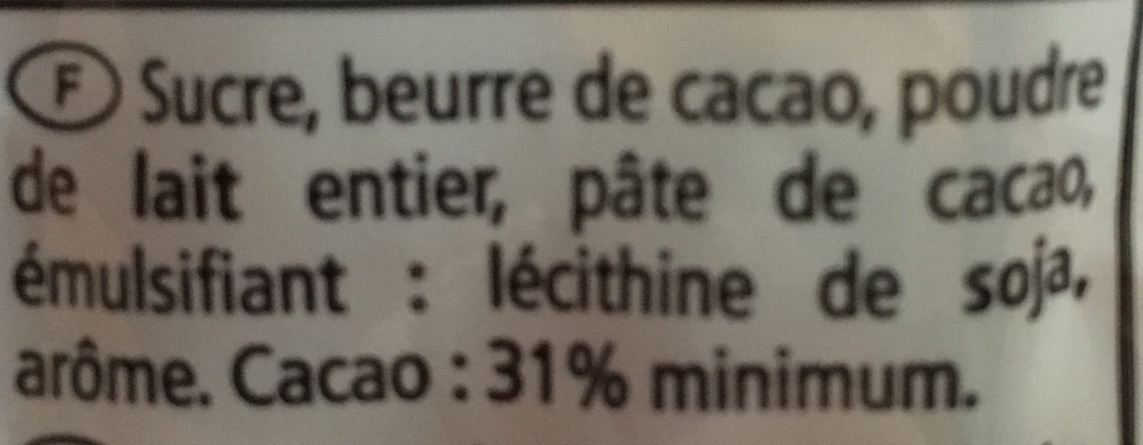 Vendôme Moulages de chocolat au lait extra fin packshot