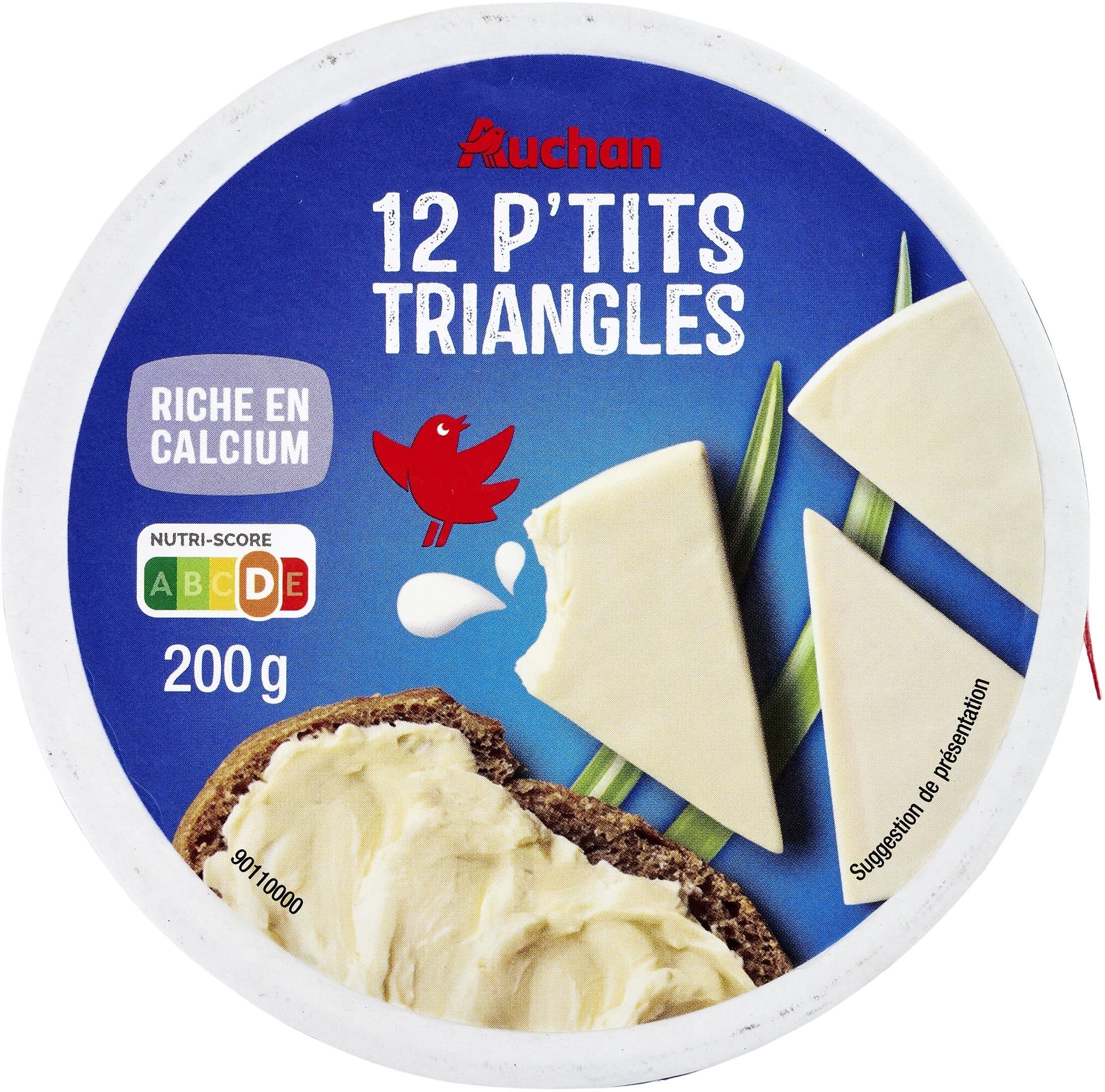 Auchan 12 p'tits triangles packshot