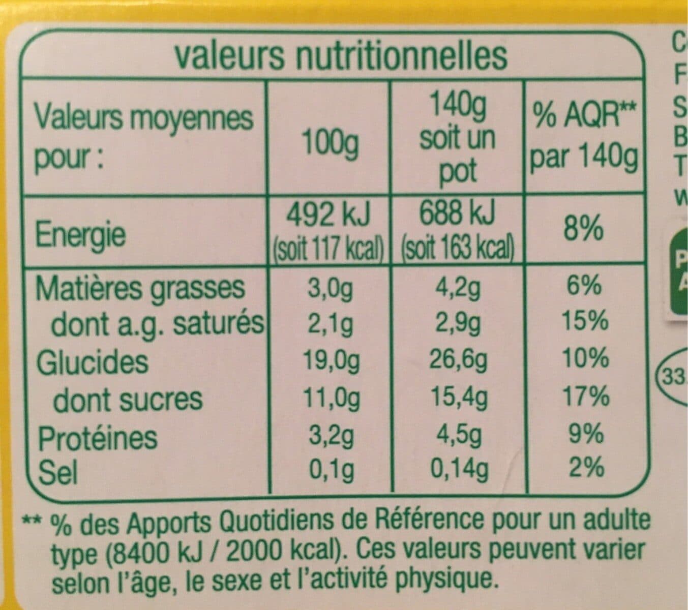 Auchan Riz au lait Bio packshot