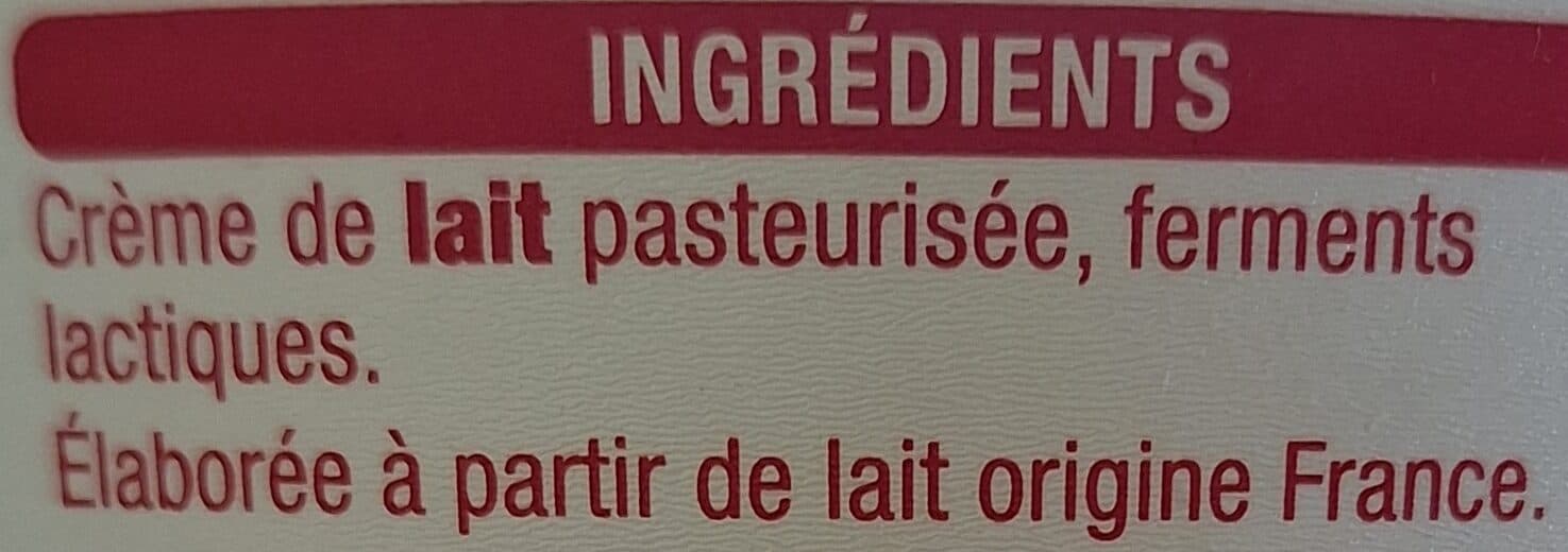 Auchan Crème entière épaisse30% Mat. Gr. packshot