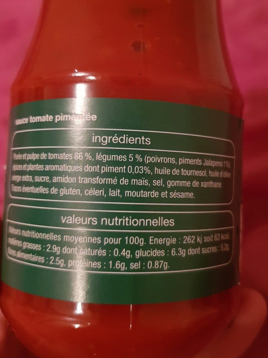 Open Food Facts Sauce tomate arrabiata packshot