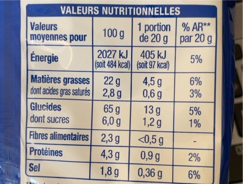 Auchan Funny Ghost* saveur salée * fantôme amusant packshot