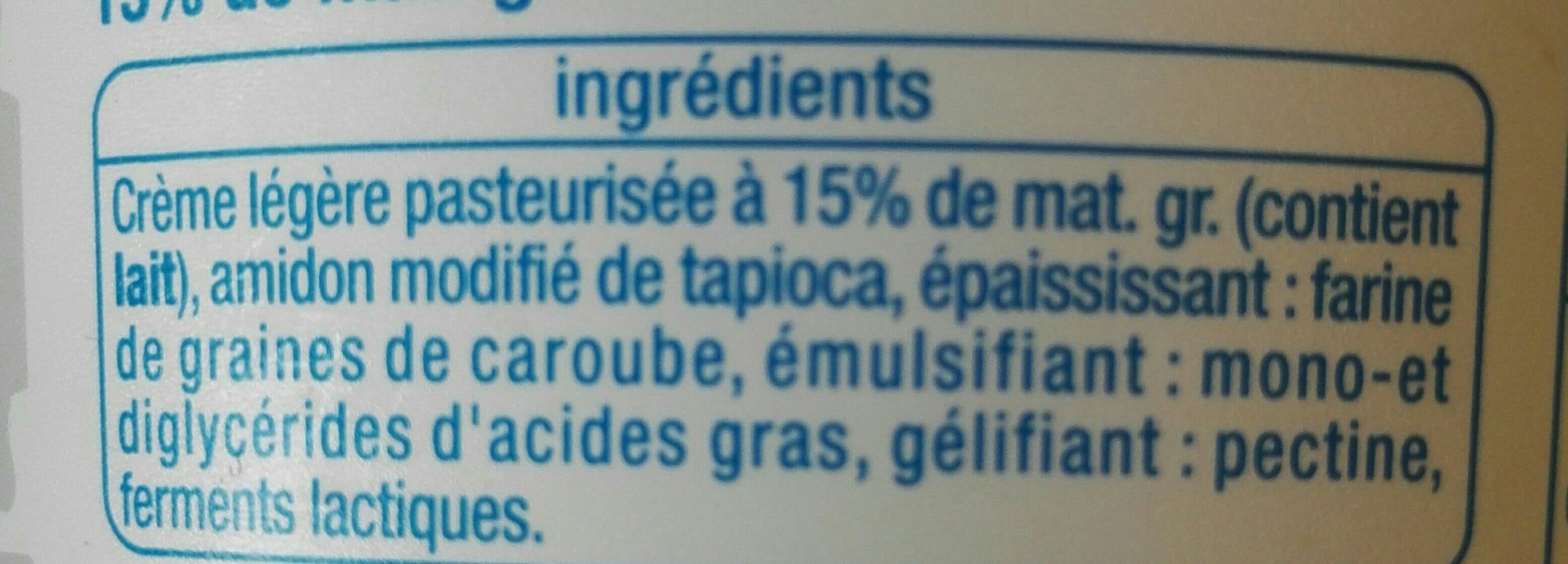 Auchan Crème légère ÉPAISSE15% Mat. Gr. packshot
