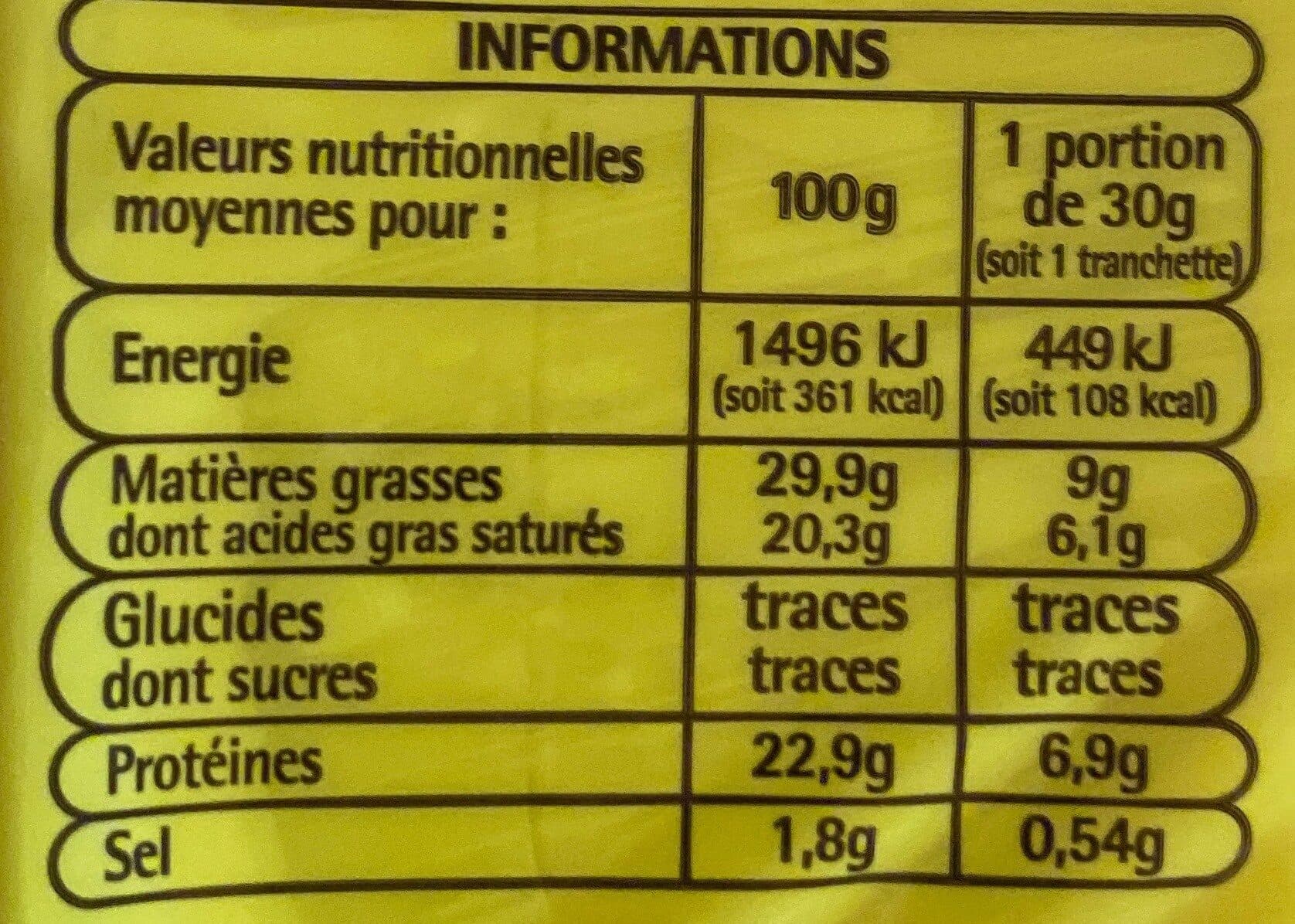 Auchan Tranchettes Gouda packshot