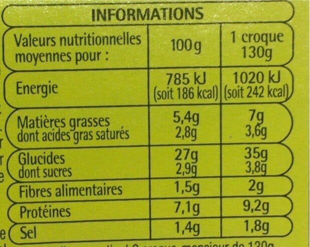 Auchan Croque-Monsieur packshot
