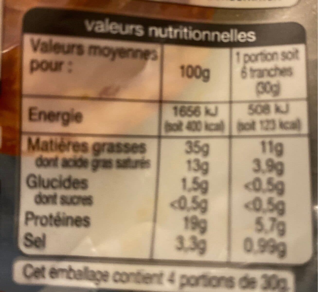 Auchan Chorizo Doux - 24T 120g packshot