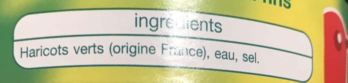 Auchan Haricots Verts Extra Fins packshot