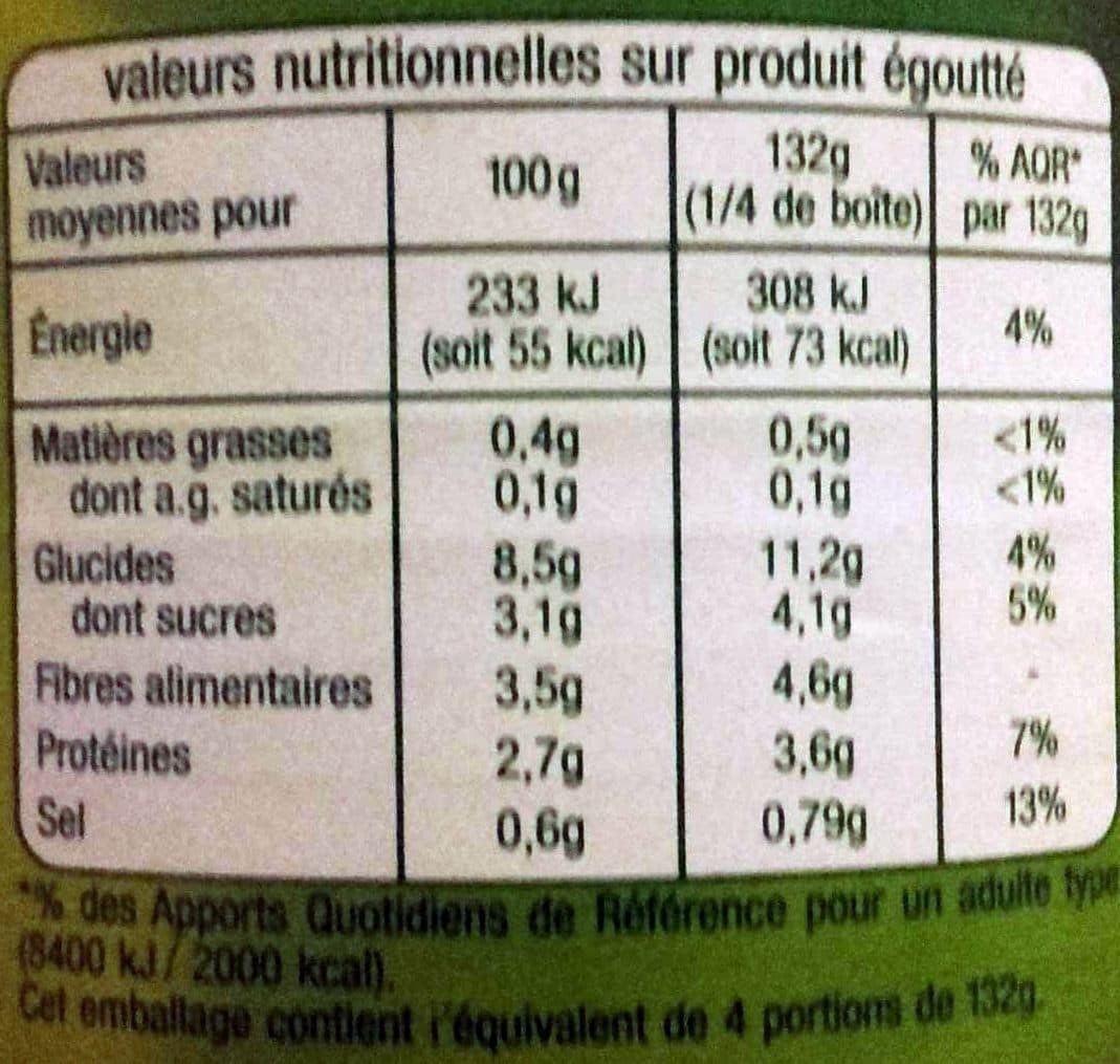 Auchan Petits pois carottes à l'étuvée extra-fins packshot