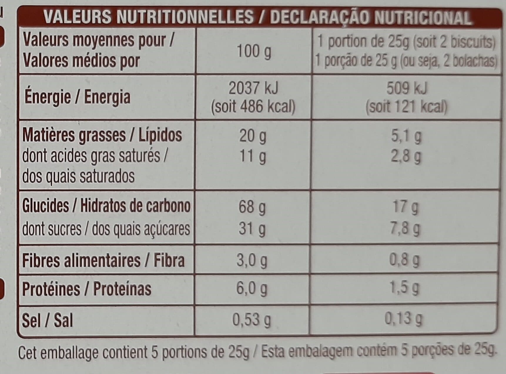 Auchan Croc' ton pote saveur chocolat packshot