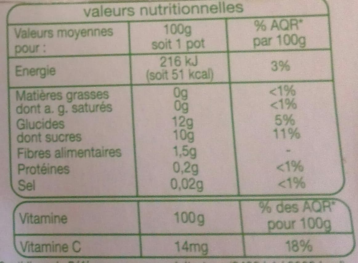 Auchan Sans sucres ajoutés*pomme abricot*contient des sucres naturellement présents packshot
