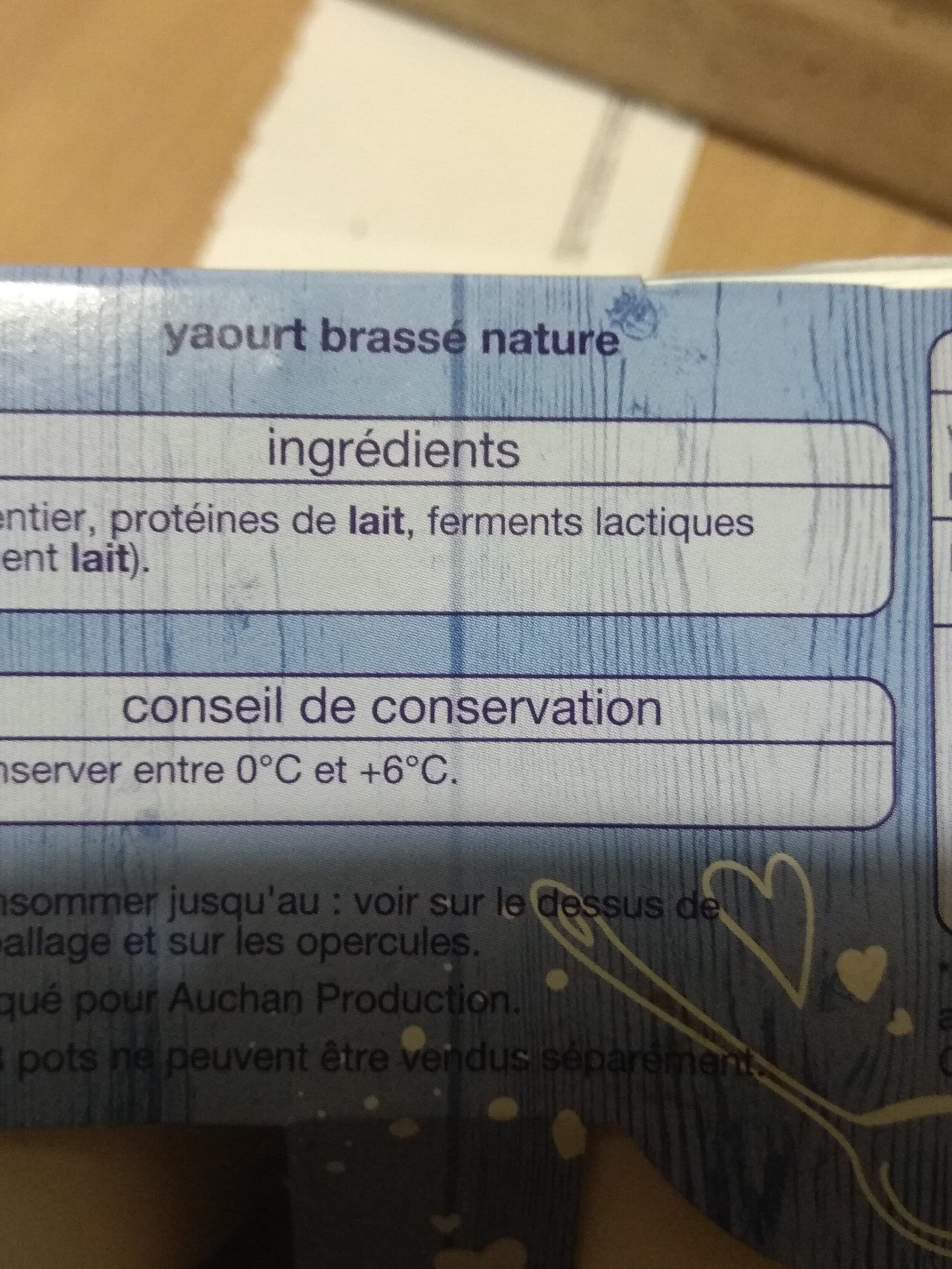 Auchan BRASSENATURE8x125g packshot