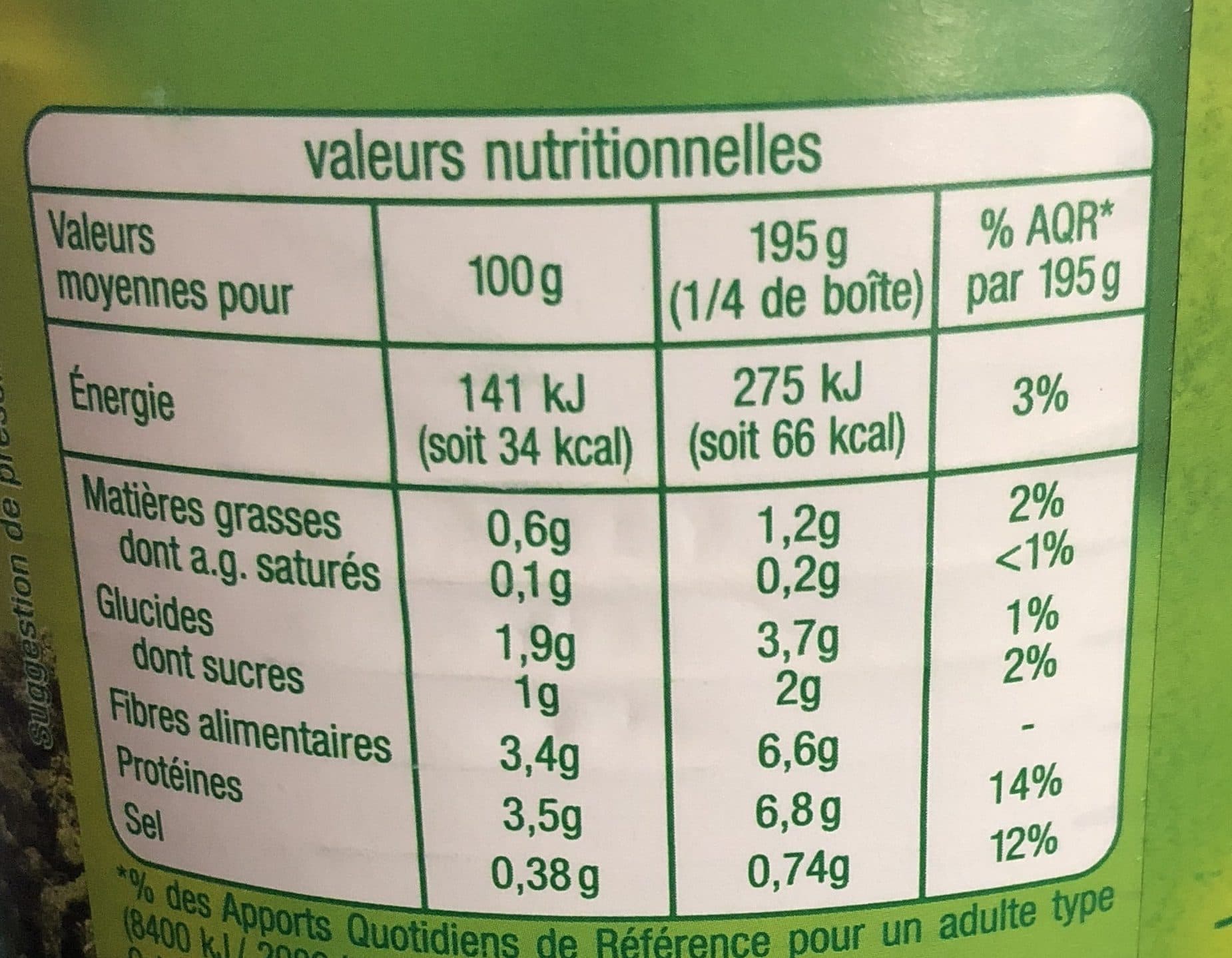 Auchan Epinards en branches packshot