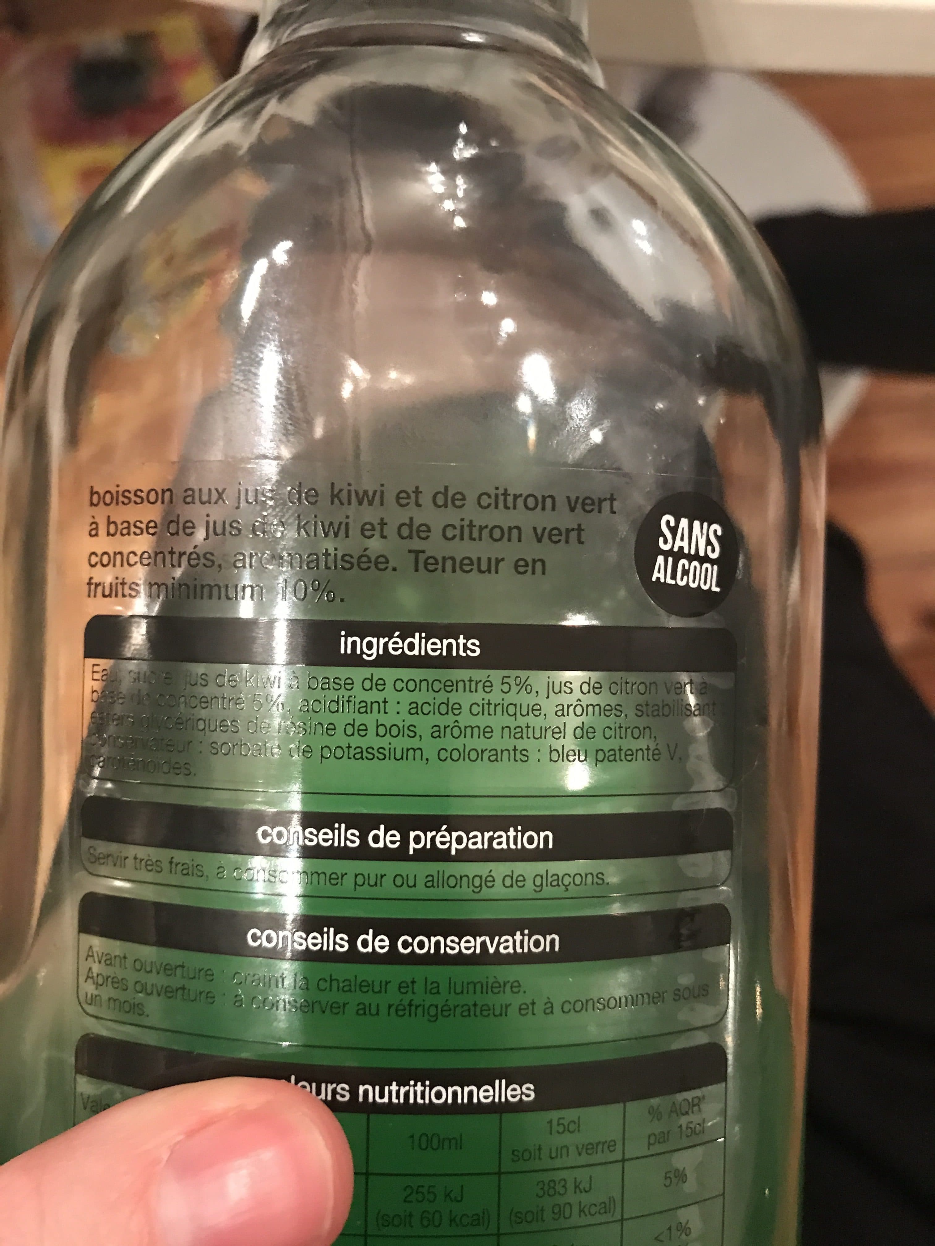 Auchan Cocktail citron vert kiwi packshot