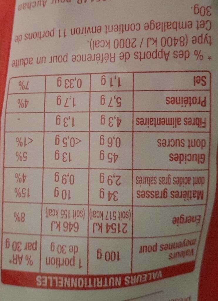 Auchan Chips Nature packshot