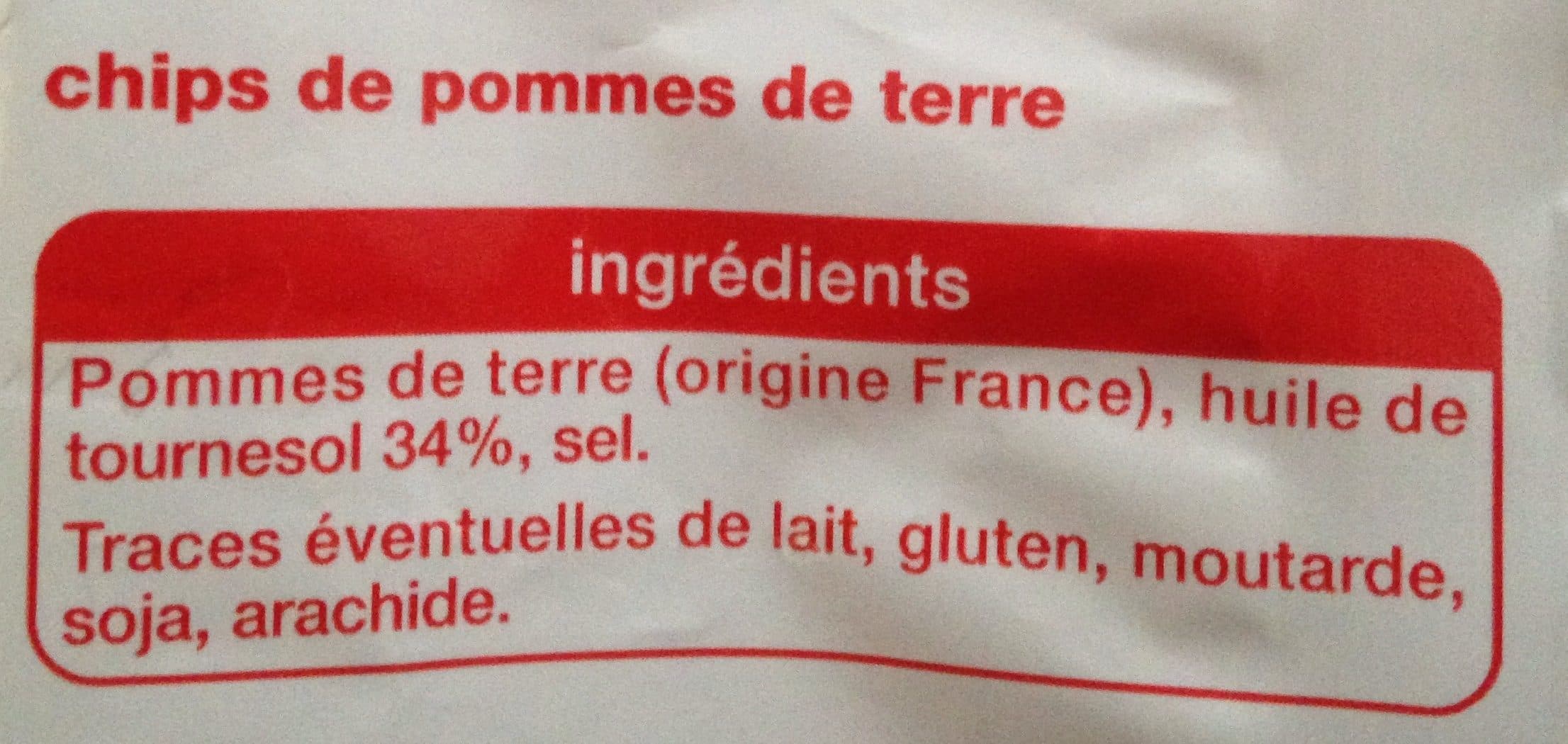 Auchan Chips nature packshot