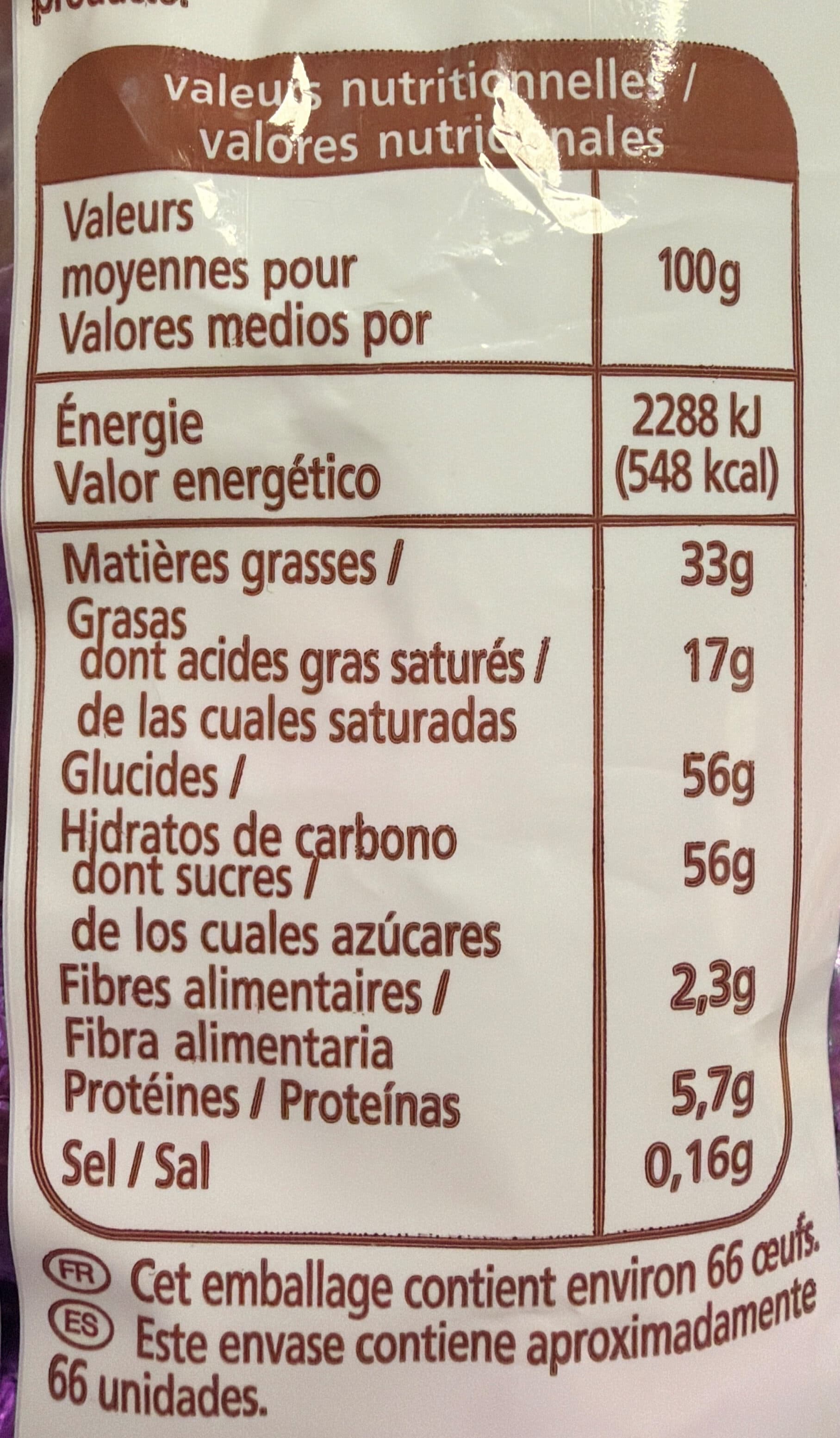 Vendôme Œufs Pralinés Lait aux éclats de noisettes caramélisées packshot