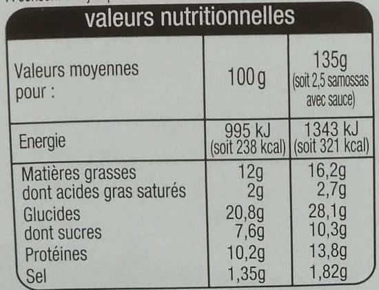 Auchan RECETTE DES INDESsamossas bœufsauce aigre douce+ 1 GRATUIT5 samossas + 1 sachet de sauce packshot
