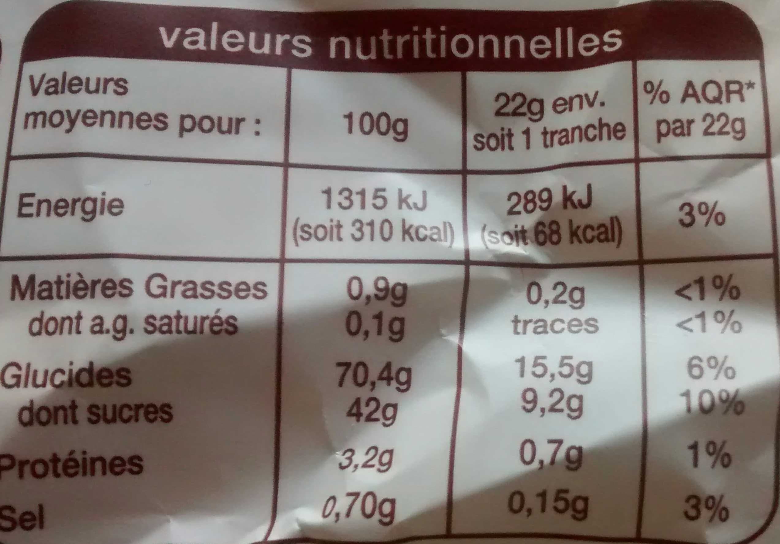 Auchan Pain d'épices fondant au miel packshot