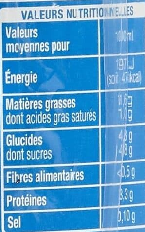 Auchan Lait demi-écrémé packshot