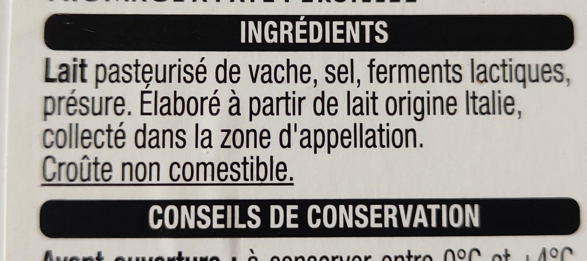 Auchan Gorgonzola packshot