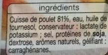 Auchan Emincés de Poulet Rôtis packshot