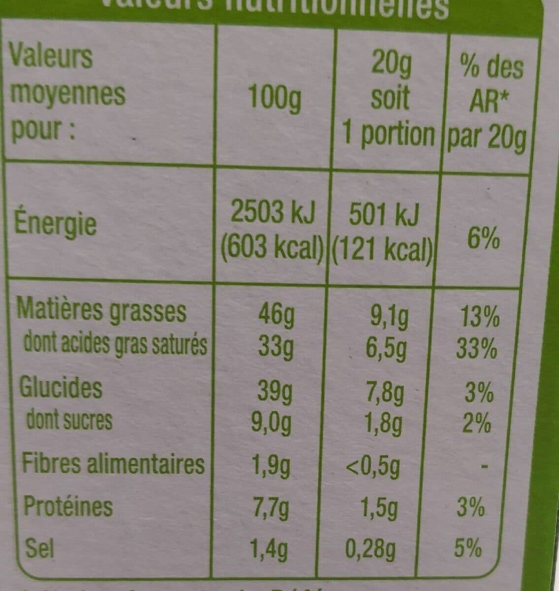 Auchan Gaufrettes fourrées à la noix et fromage, aromatisées packshot