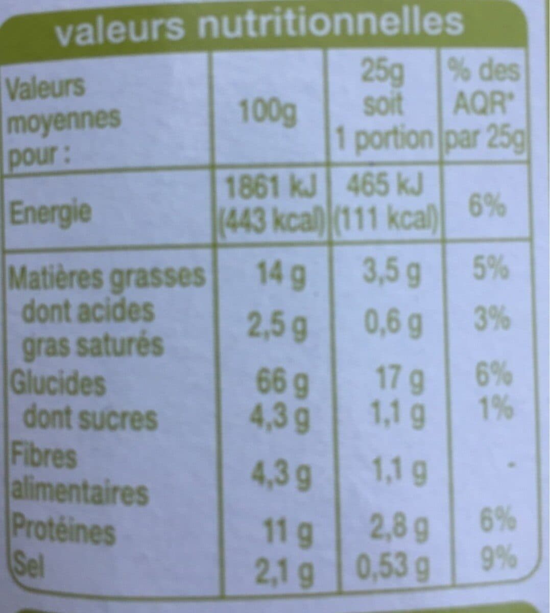 Auchan Gressins aux olives packshot