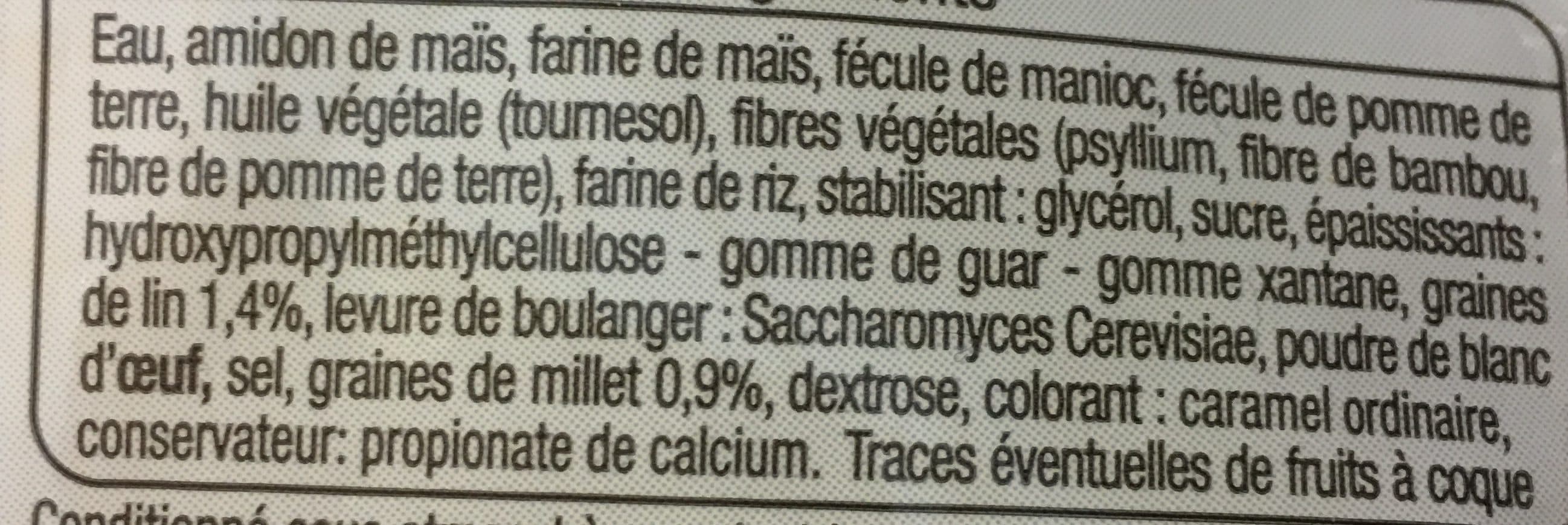 Auchan Pain Céréales sans gluten Mieux Vivre Sans Gluten 2x200 g packshot