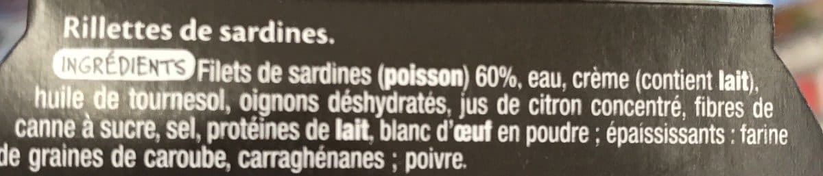 Auchan Rillettes de sardines packshot