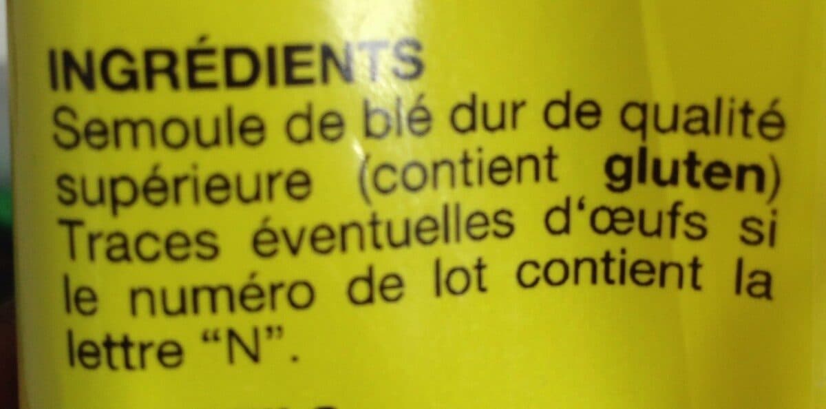 Auchan Coquillettes, Spaghetti : Pâtes alimentaires de qualité supérieure packshot