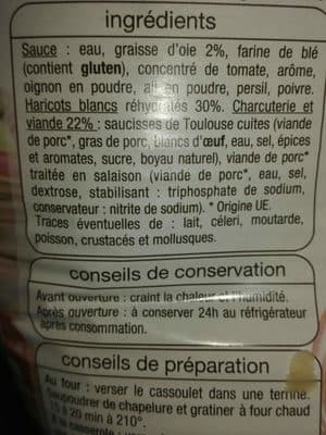 Auchan Cassoulet Toulousain cuisiné à la graisse d'oie packshot