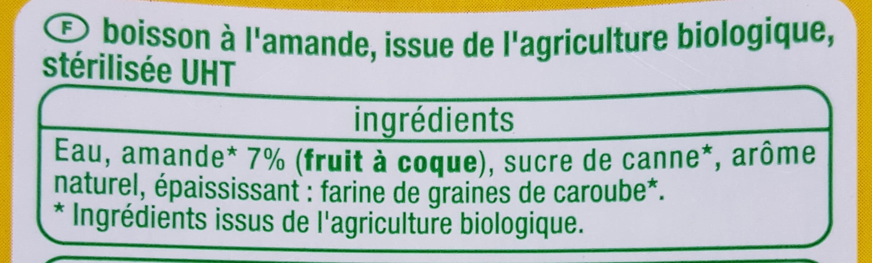 Auchan Amande Bio packshot