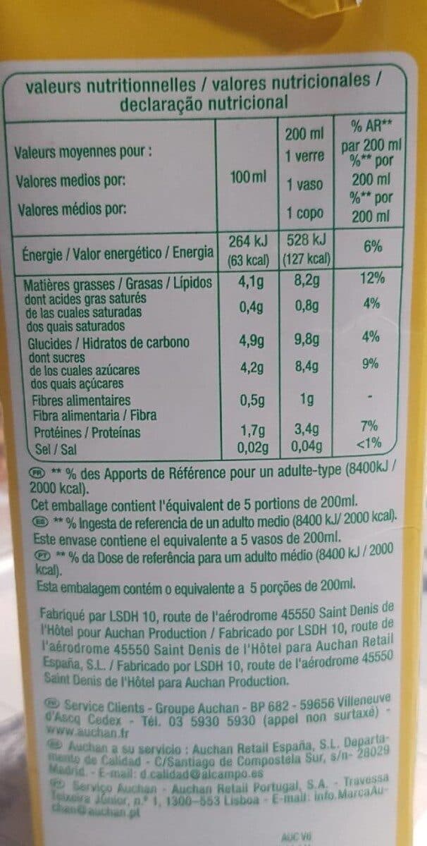 Auchan Amande Bio packshot