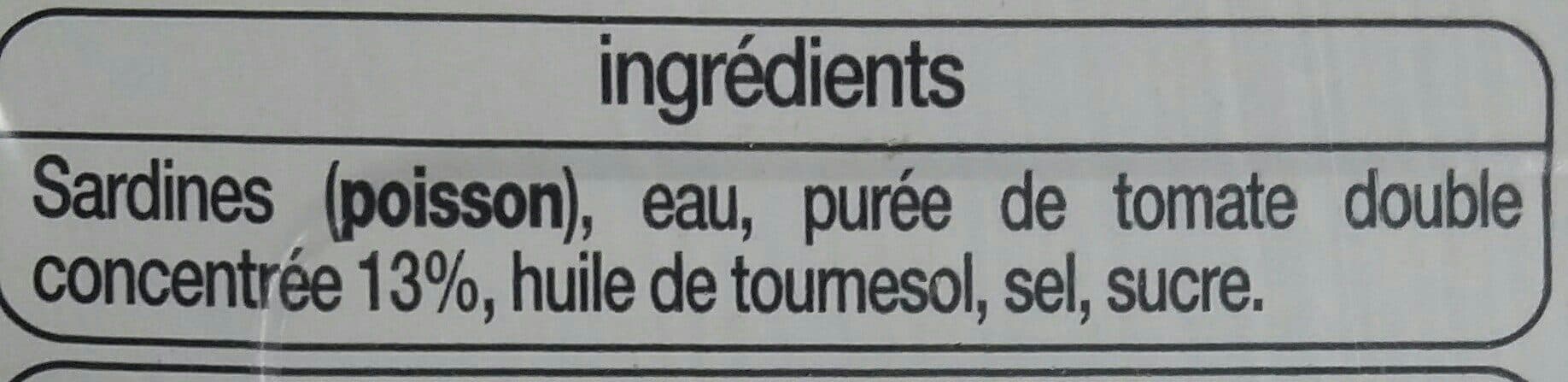 Auchan Sardines Sauce tomate packshot