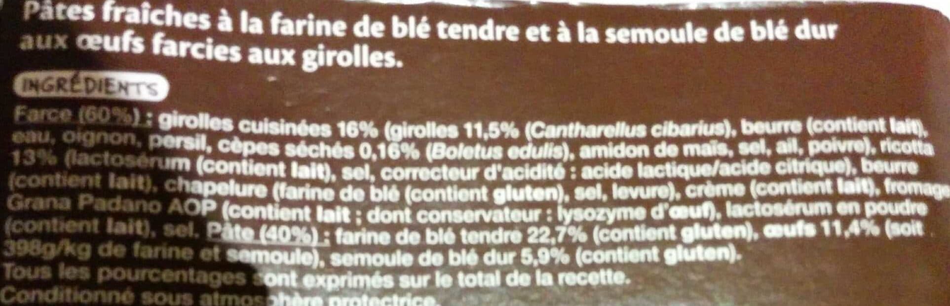 Auchan Grandi tondi finferli trifolati e Grana Padano packshot