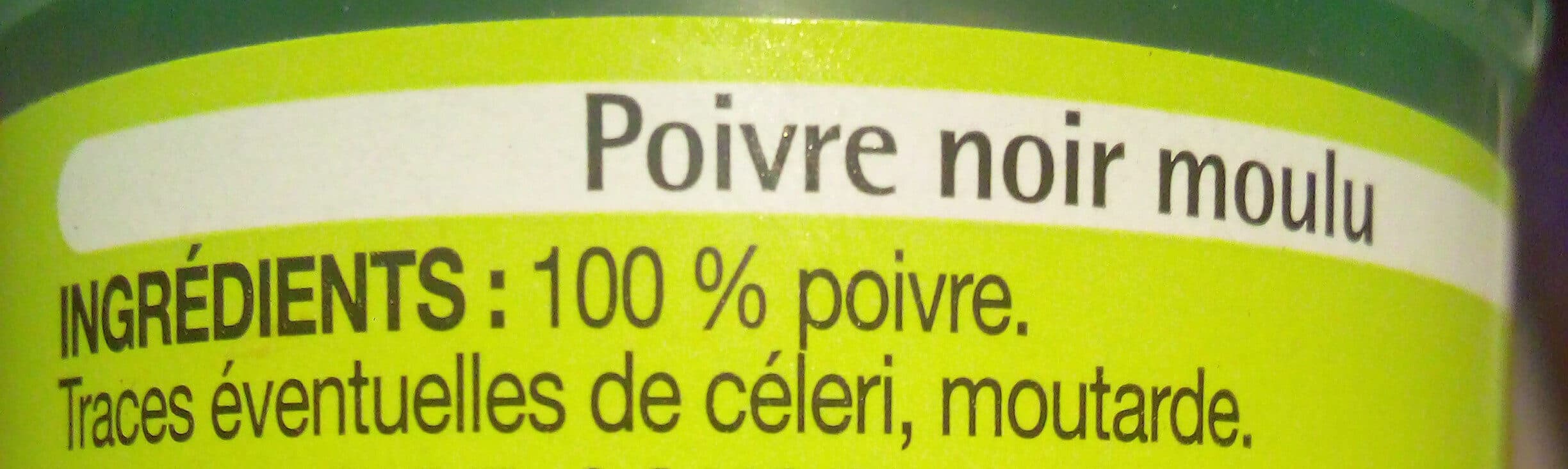 Auchan poivre noir moulu packshot