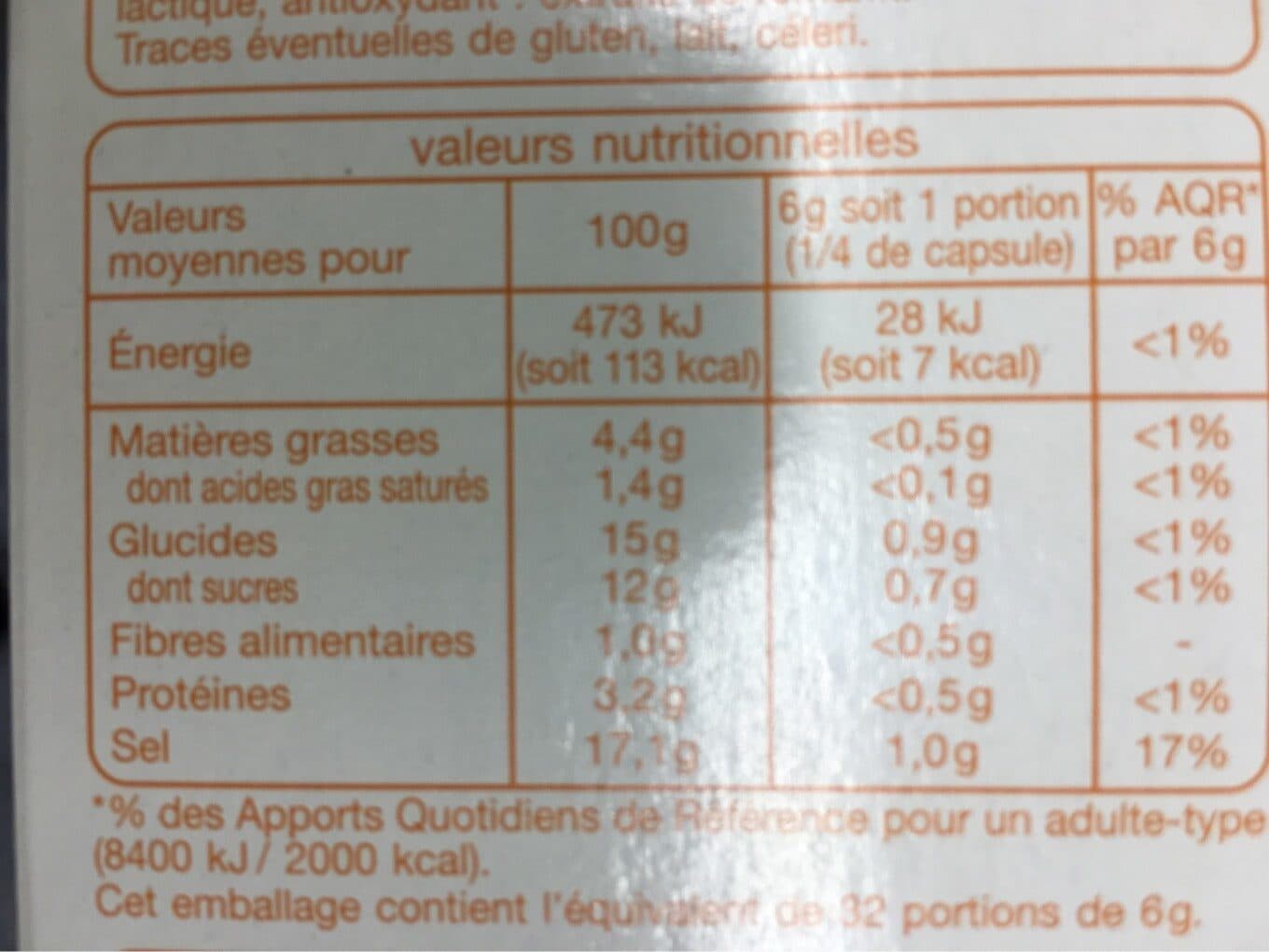 Auchan Bouillon saveur volaille packshot