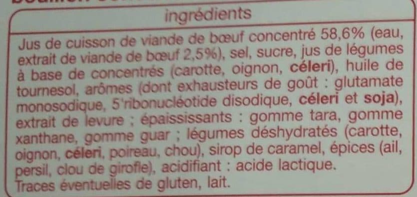 Auchan Bouillon saveur boeuf packshot