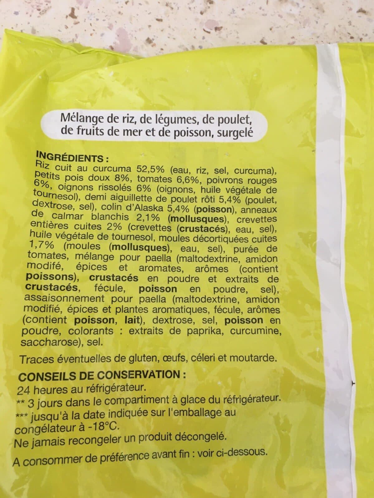 Auchan Paëlla packshot